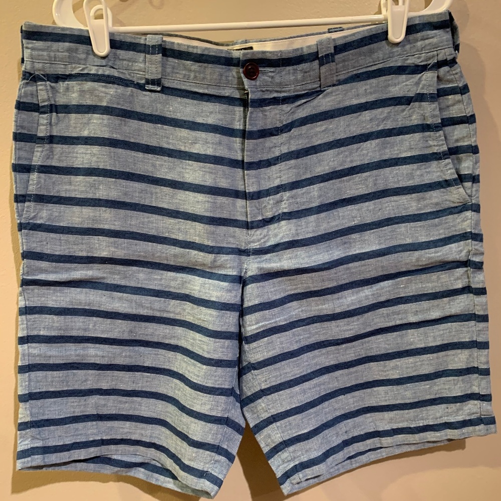 Like New - Men's J. Crew Linen 9" Shorts